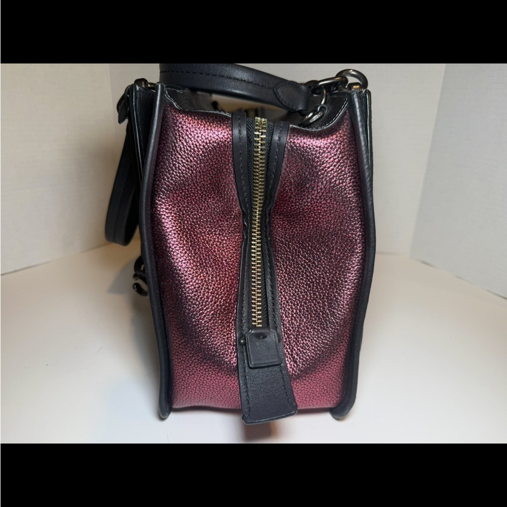 Coach Color Block Pebbled Leather Dreamer Tote Dr… - image 6